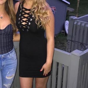 Forever 21 black bodycon dress